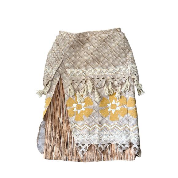 Disney Store Moana Girls 7/8 Halloween Cosplay costume skirt - Picture 1 of 3